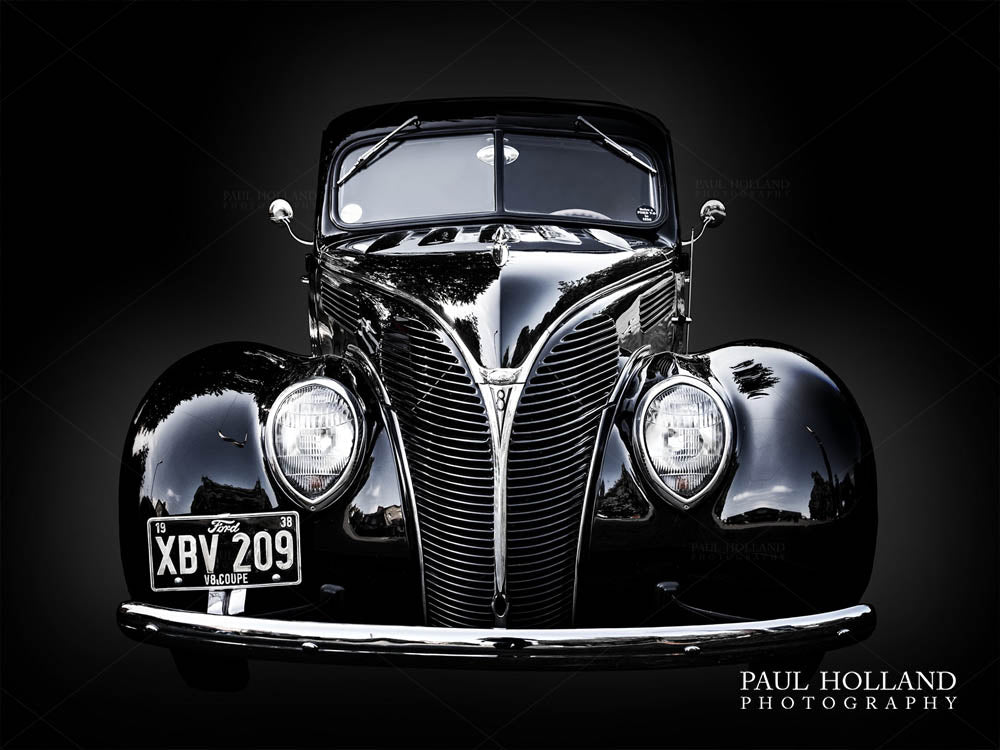 black and white old car photos