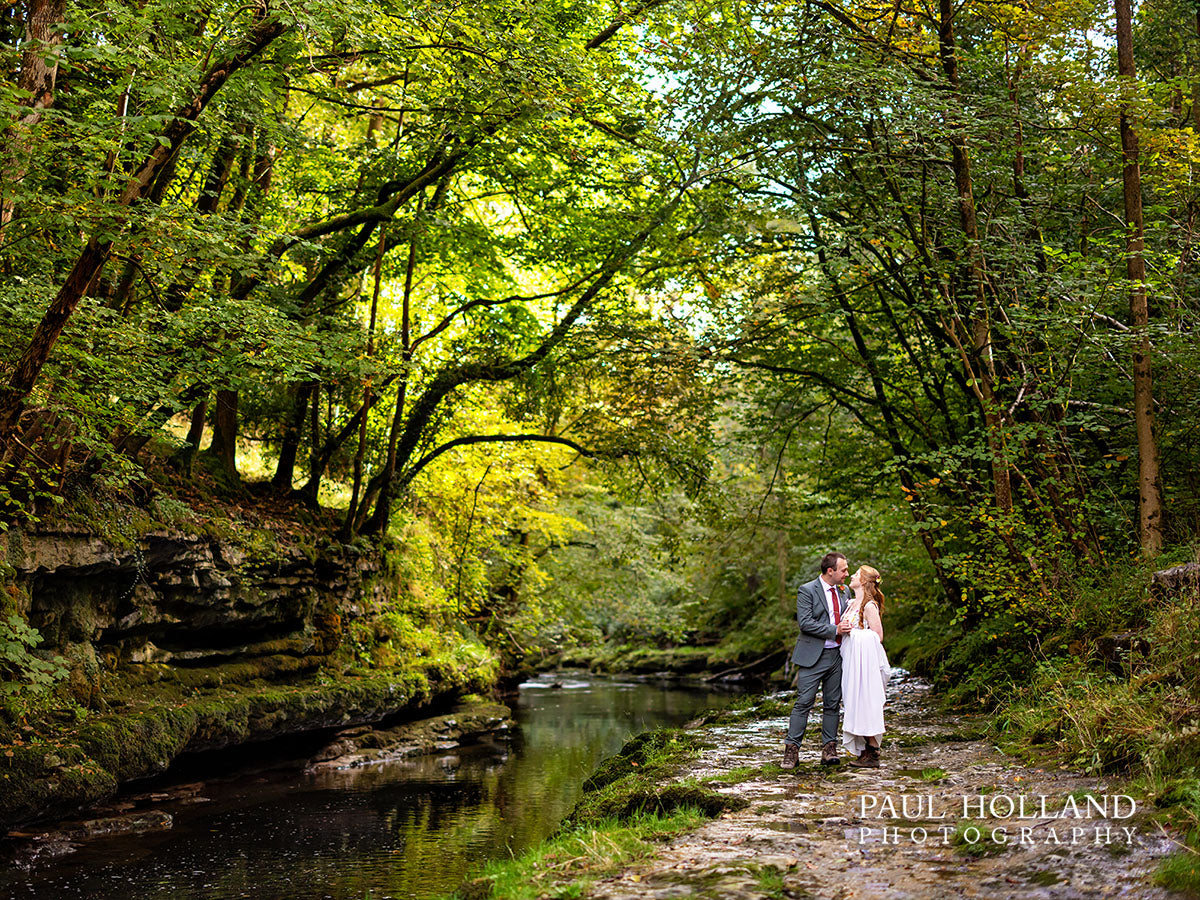 Portrait of a Bride and Groom on their Wedding Day