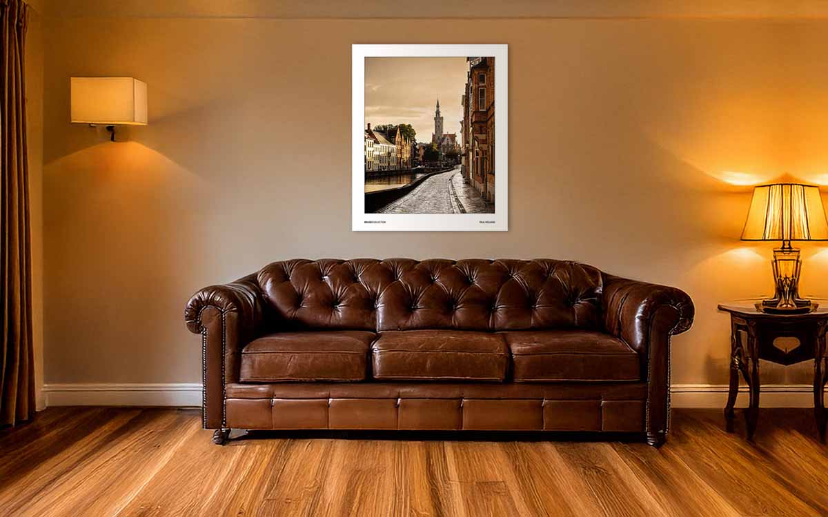 Jan van Eyck Square, Bruges, Fine Art print