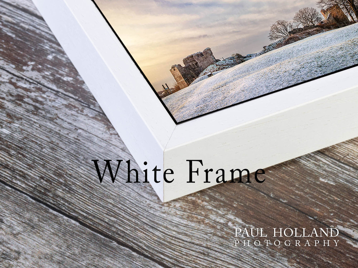 Snow at Kendal Castle - Wall Canvas