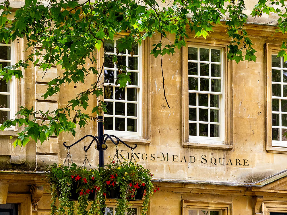 Kingsmead Square, Bath, Wiltshire, Fine Art Print