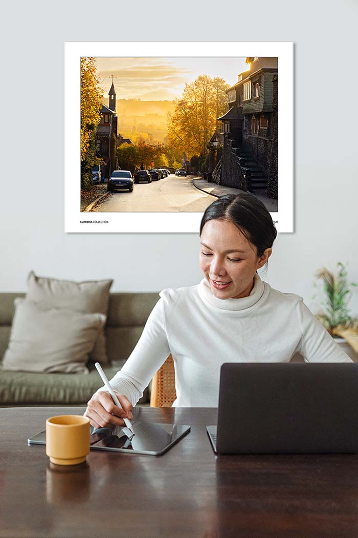 Sunny Morning, Kendal, Cumbria, Fine Art Print
