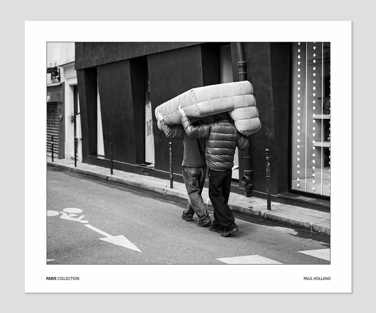 Removals Men Fine Art Print, Paris