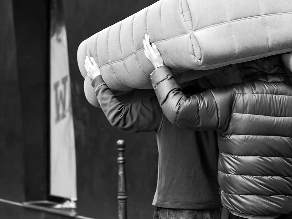 Removals Men Fine Art Print, Paris