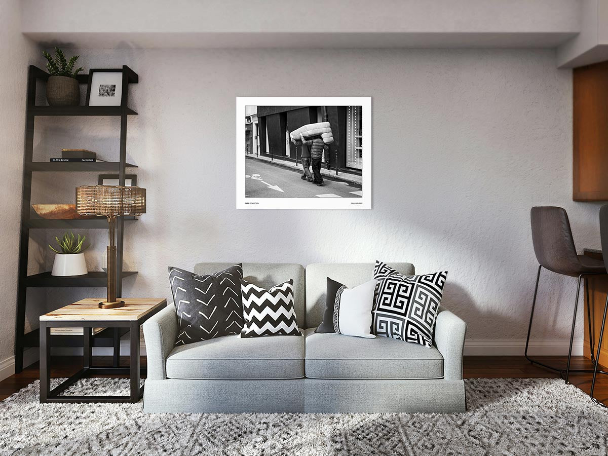 Removals Men Fine Art Print, Paris