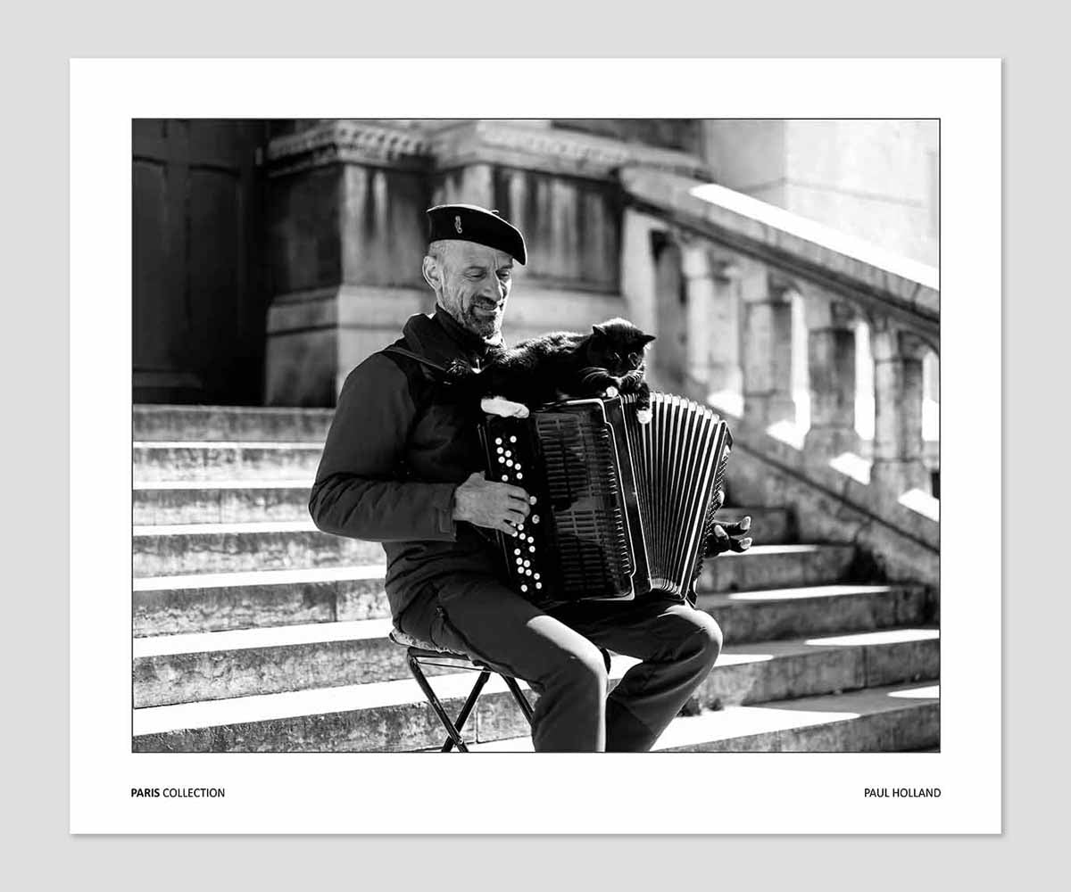 Accordion Cat Man of Montmartre