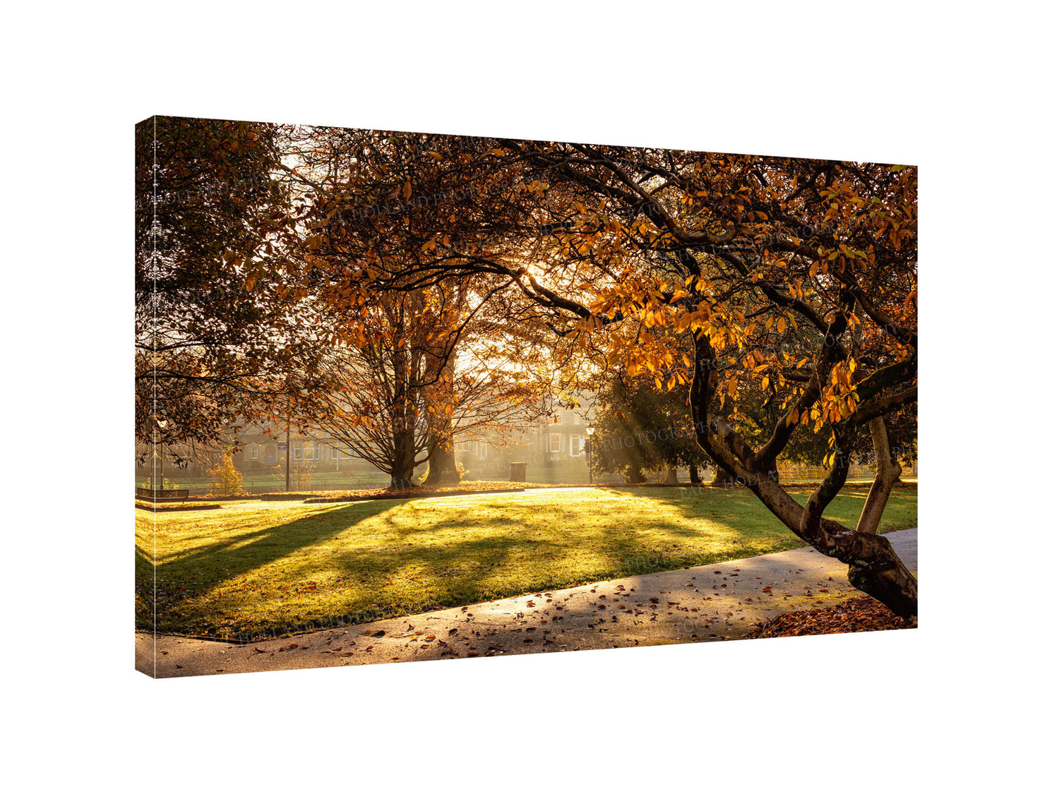 Autumn Morning in Kendal, England - Wall Canvas