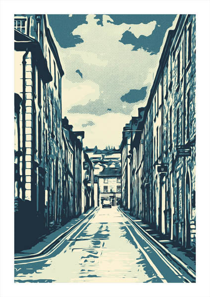 Lowther Street Kendal Graphic Art Print A3