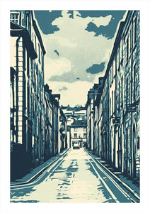 Lowther Street Kendal Graphic Art Print