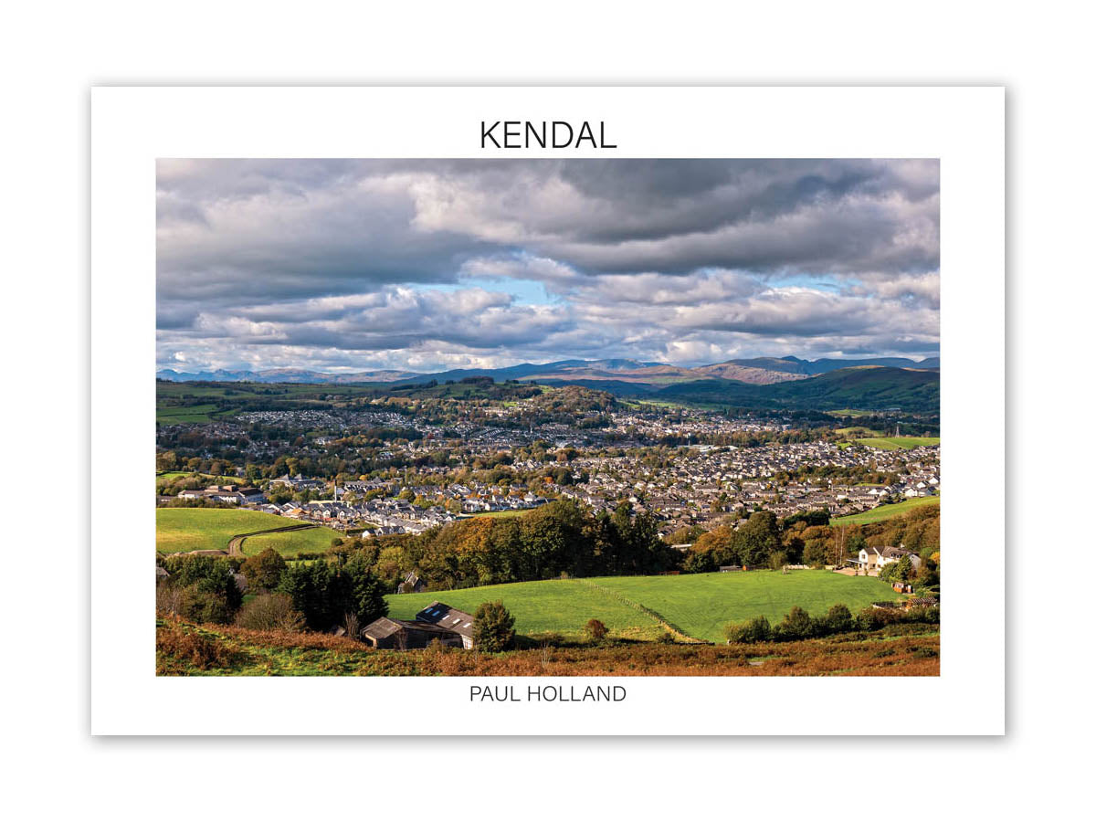 Kendal from the Helm A5 Postcard