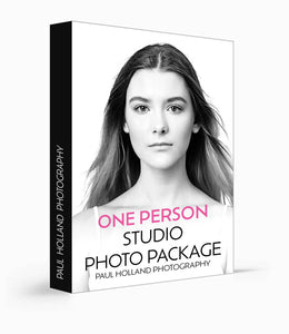Studio Photo Shoot & Fine Art Print Package - 1 person