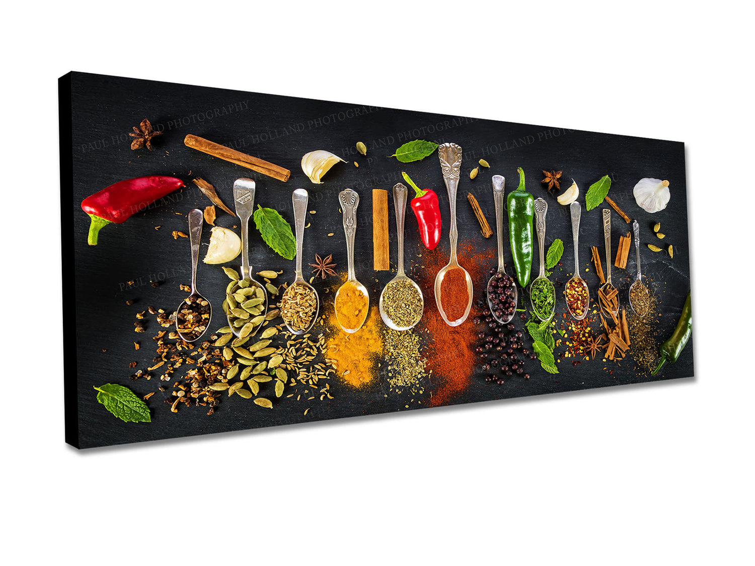 Spice Spoons - Wall Canvas