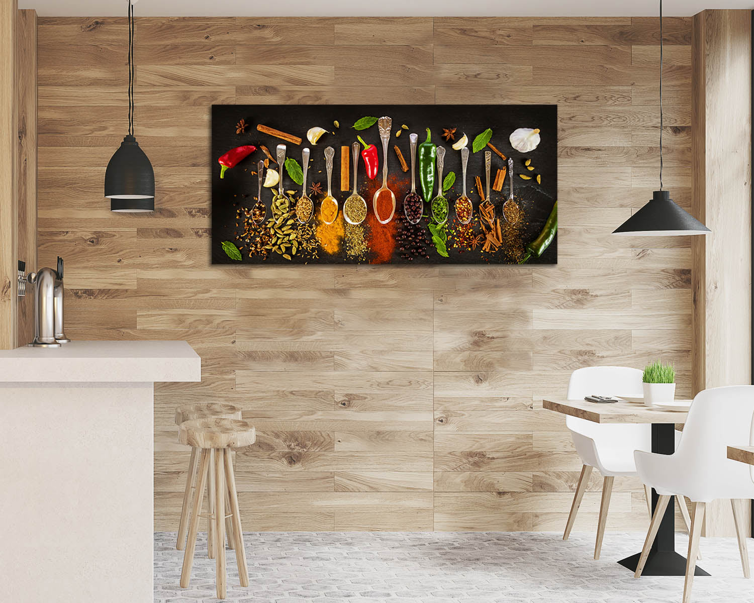 Spice Spoons - Wall Canvas