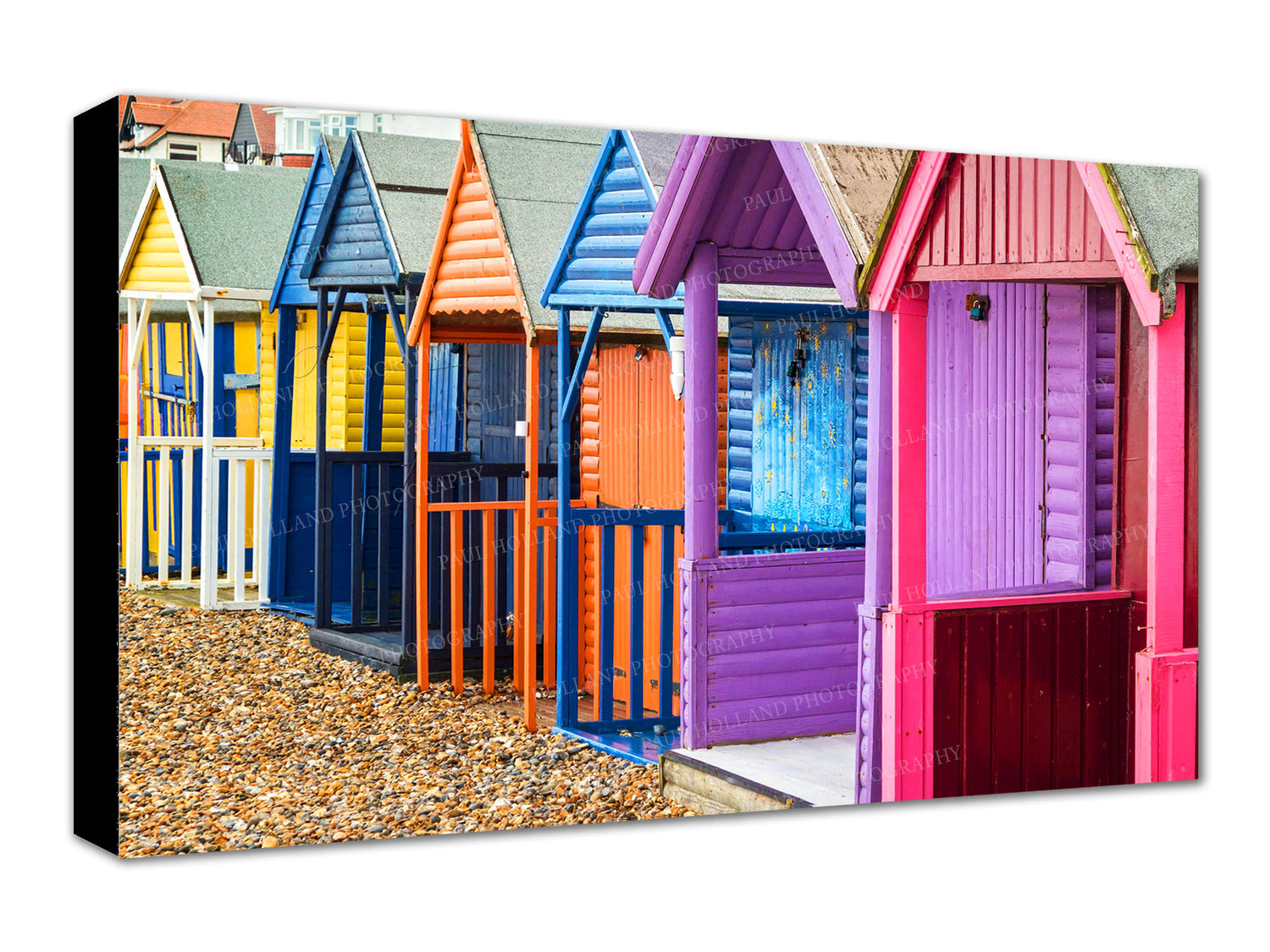 Beach Huts - Wall Canvas