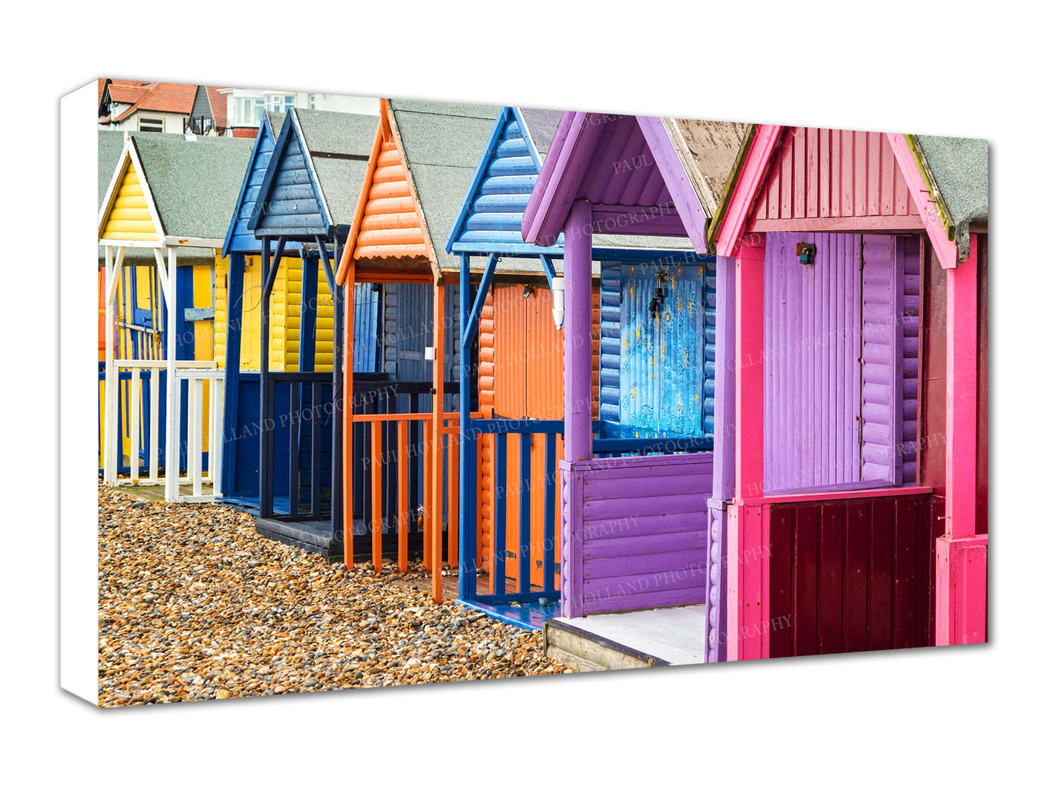 Beach Huts - Wall Canvas