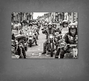 Harley Davidson Motorcycles - Wall Canvas