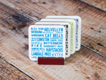 Load image into Gallery viewer, Set of 4 Lake District Drinks Coasters (white background) with Coaster Stand
