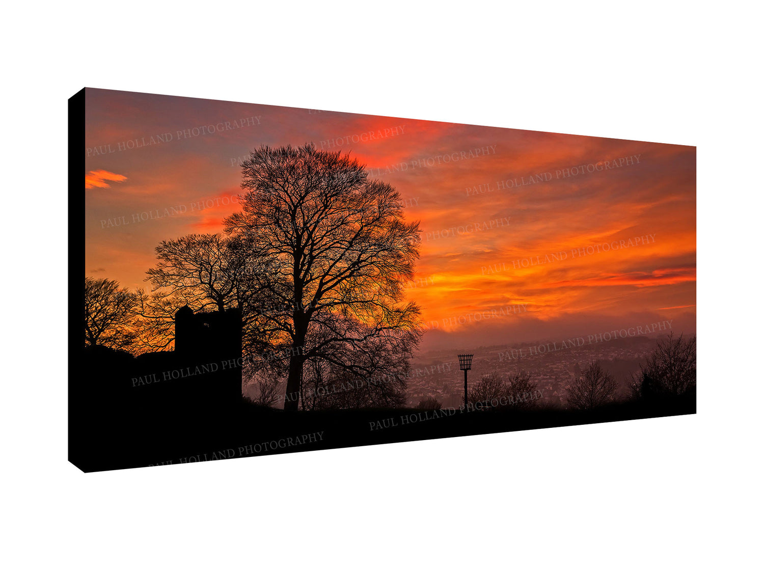 Sunset over Kendal Castle Beacon - Limited Edition Canvas