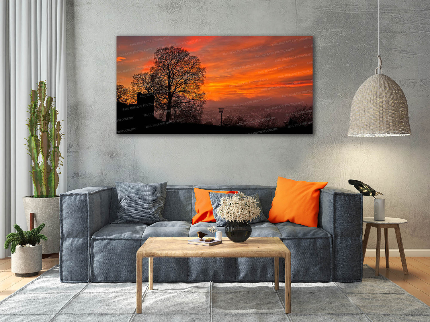 Sunset over Kendal Castle Beacon - Limited Edition Canvas