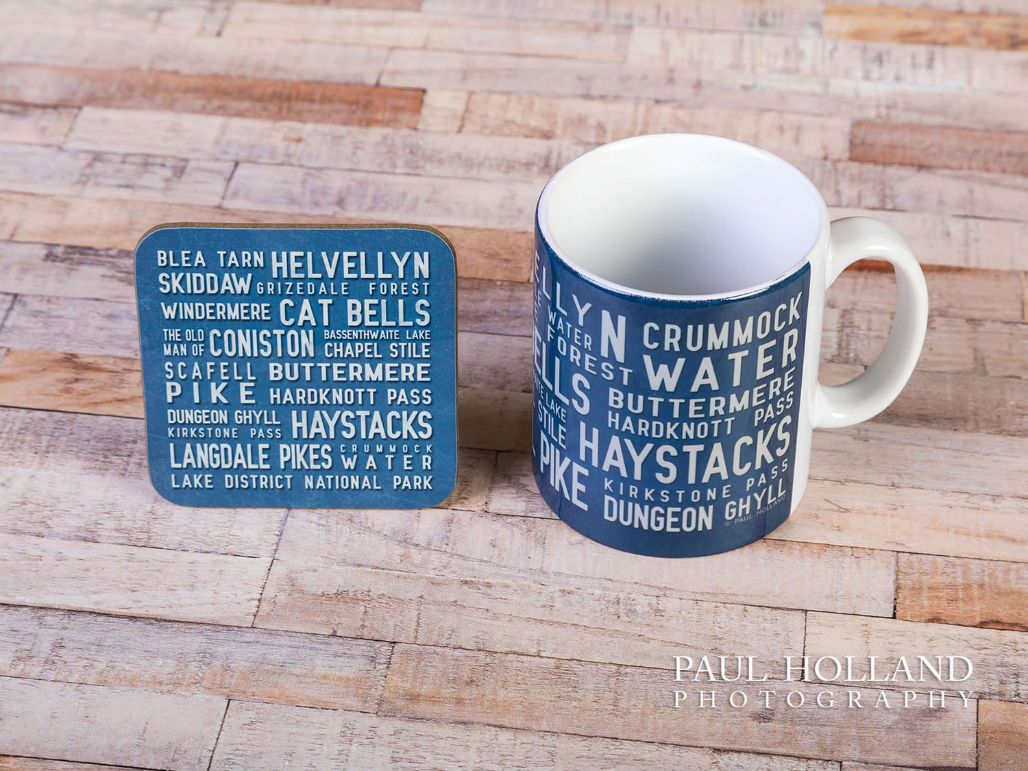 Lake District Places Mug & Coaster Gift Set